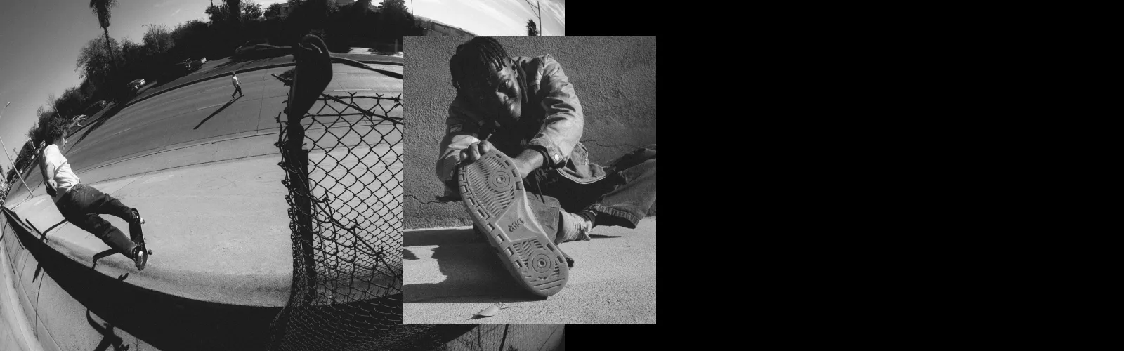 ASICS Featuring new ASICS Skateboarding footwear.