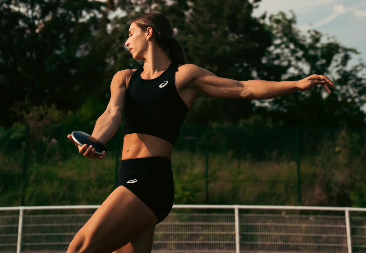 ASICS Athlete Val Allman