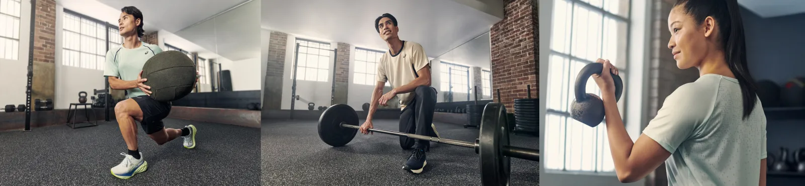 ASICS Athletes Training.