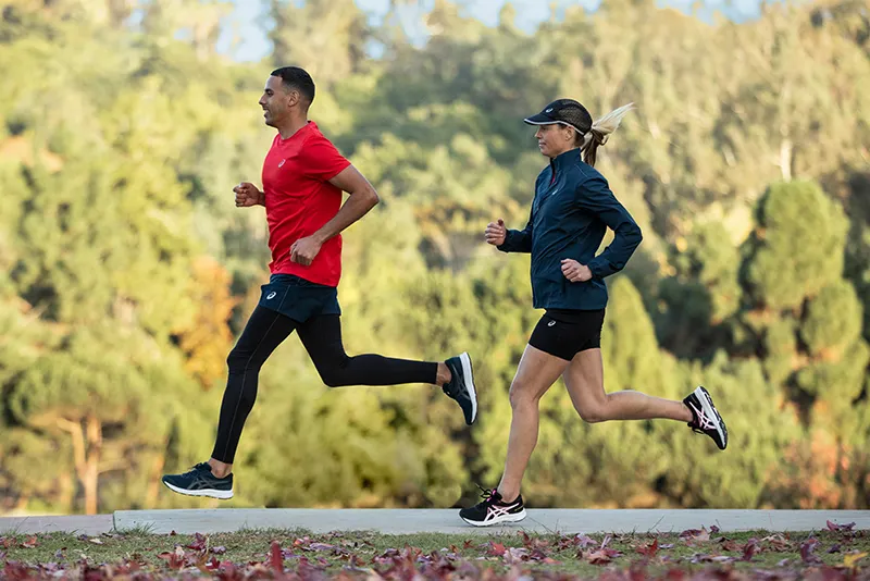 people running outdoors