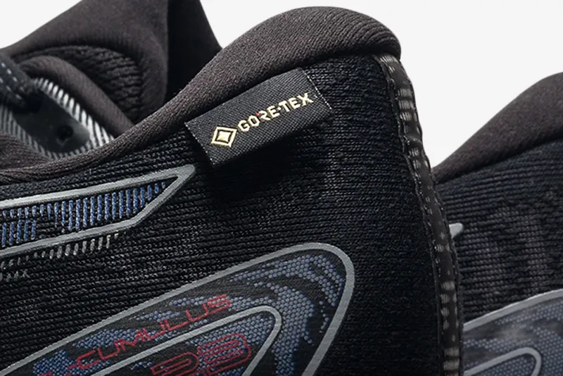Close up of ASICS shoes