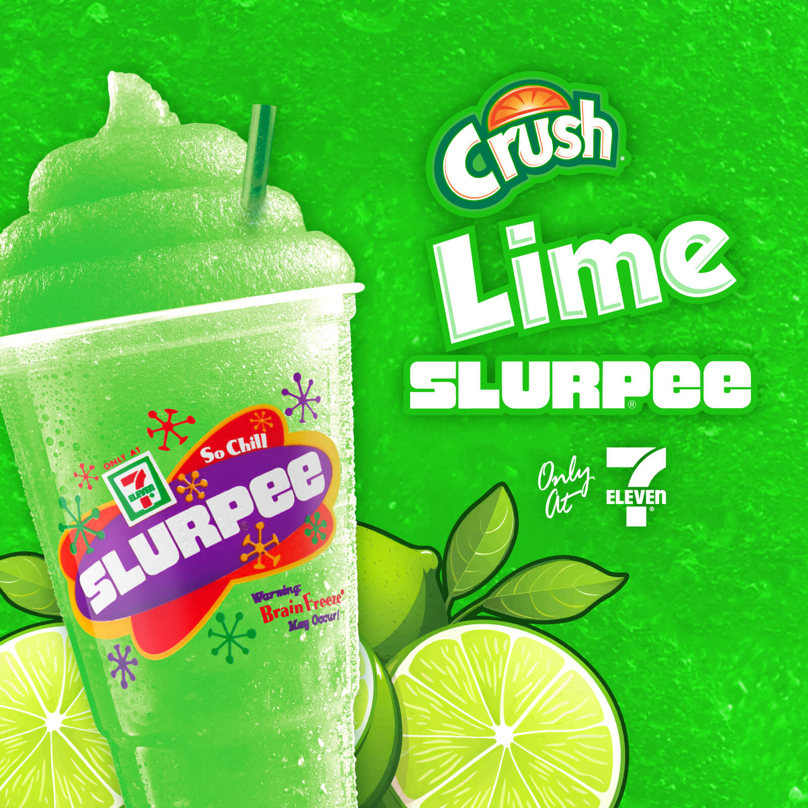 Crush Lime Slurpee 7 Eleven