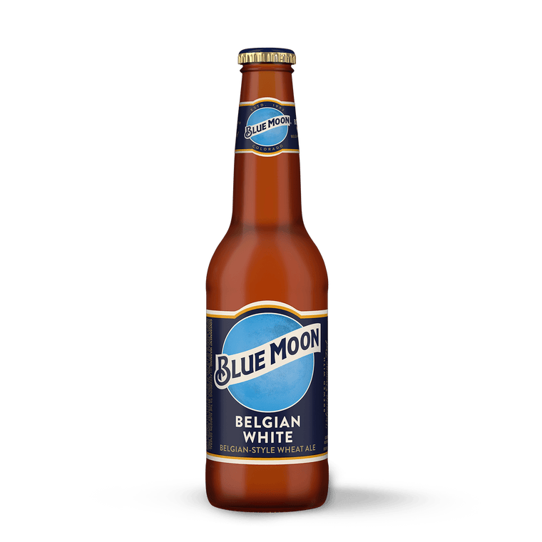 Пиво с синей этикеткой. Блю Мун пиво. Blue Moon Belgian White. Американское пиво Moon. Пиво голубого цвета.