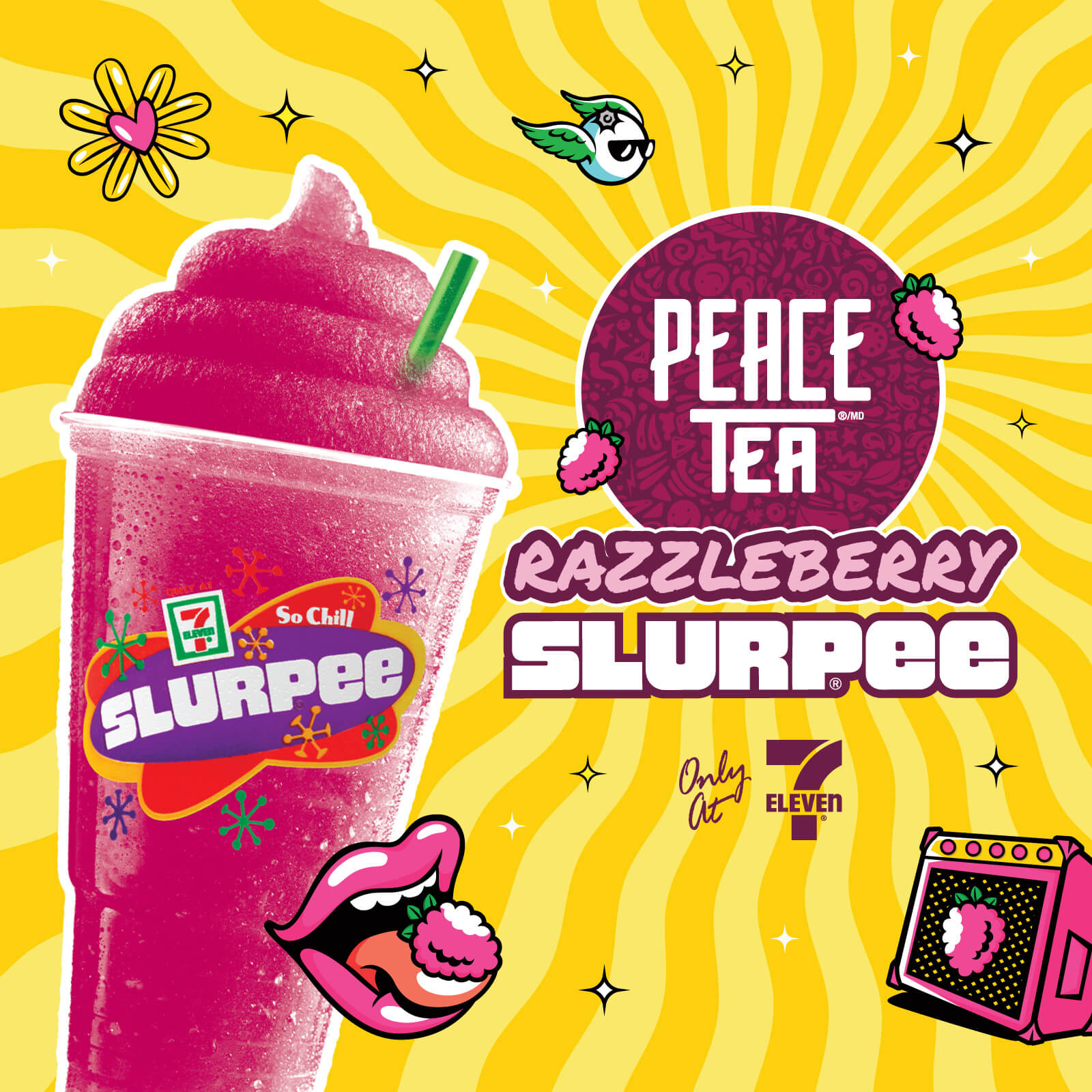 Peace Tea Razzleberry Slurpee | 7-Eleven