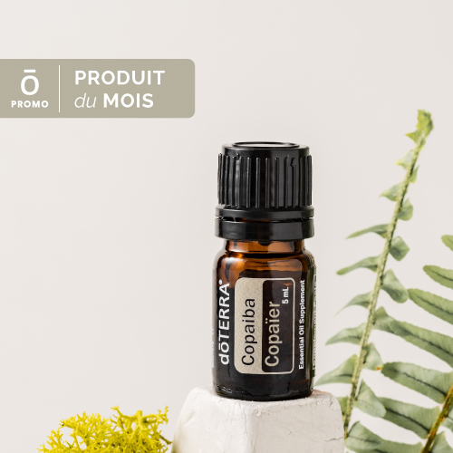 Produit du mois : huile essentielle de copaïer de 5 mL gratuite