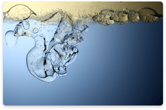 pure oil mixed with synthetic