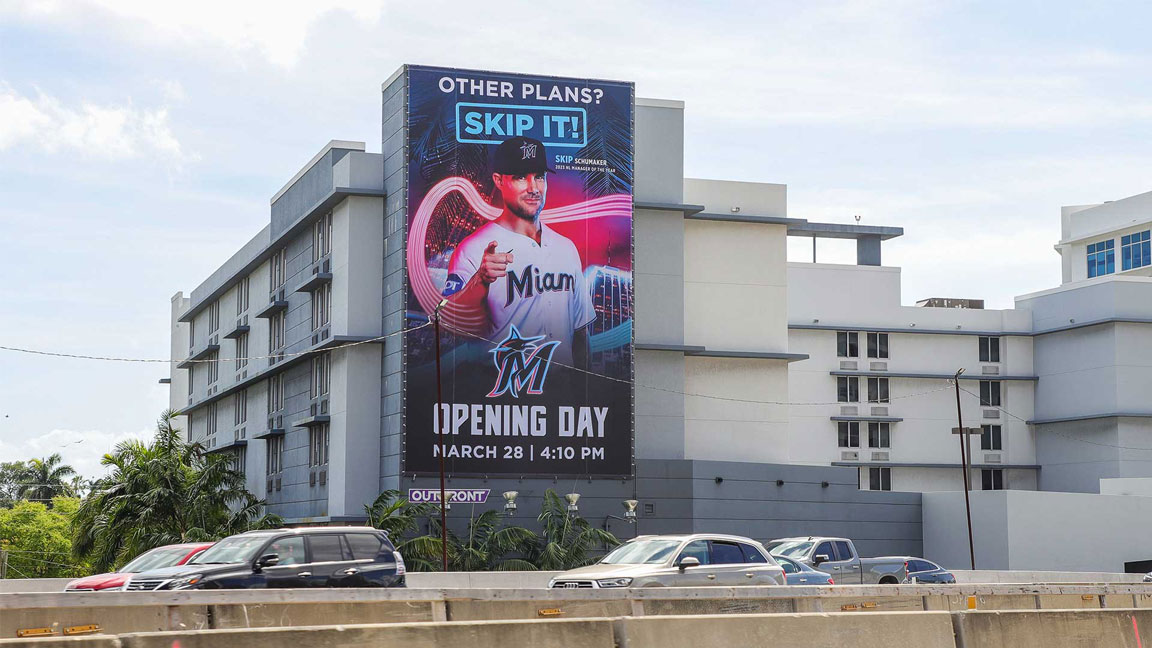 Miami Marlins wallscape