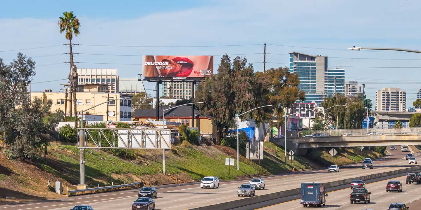 out of home billboard advertisment for my viejas in san diego