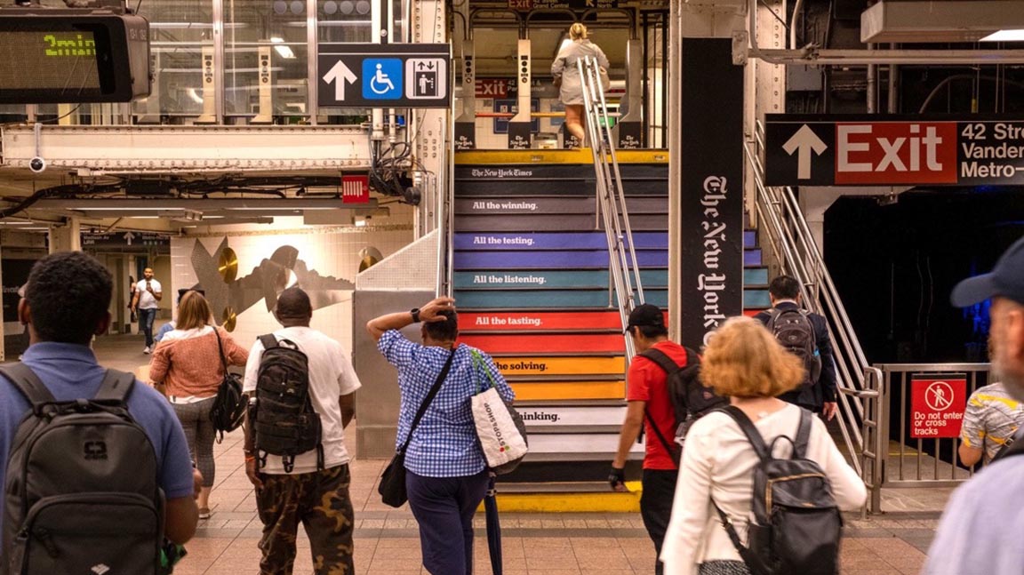 Station domination by The New York Times