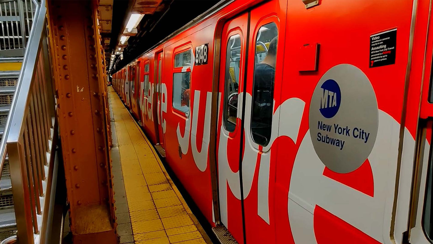 out of home transit subway advertising new york city supreme