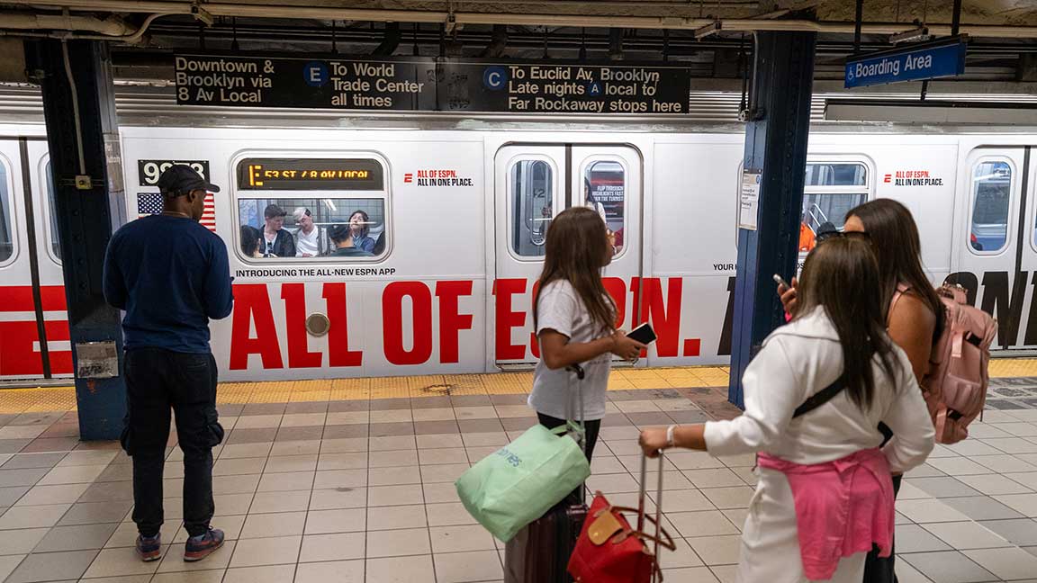ESPN wrapped E train