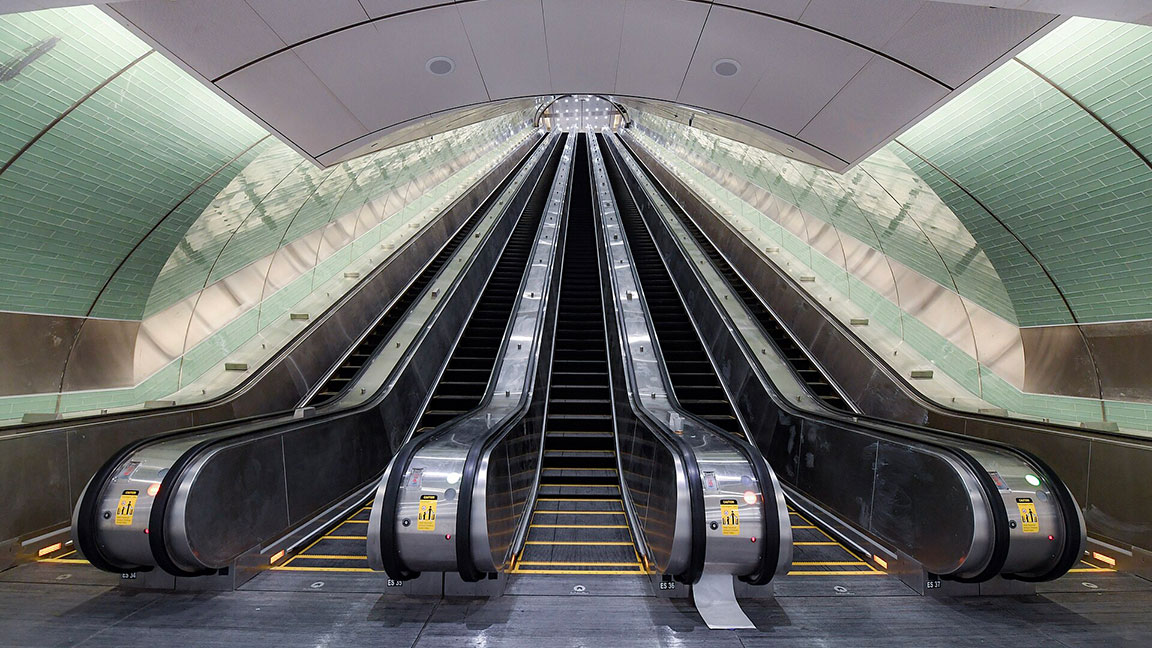 Grand Central Madison escalators