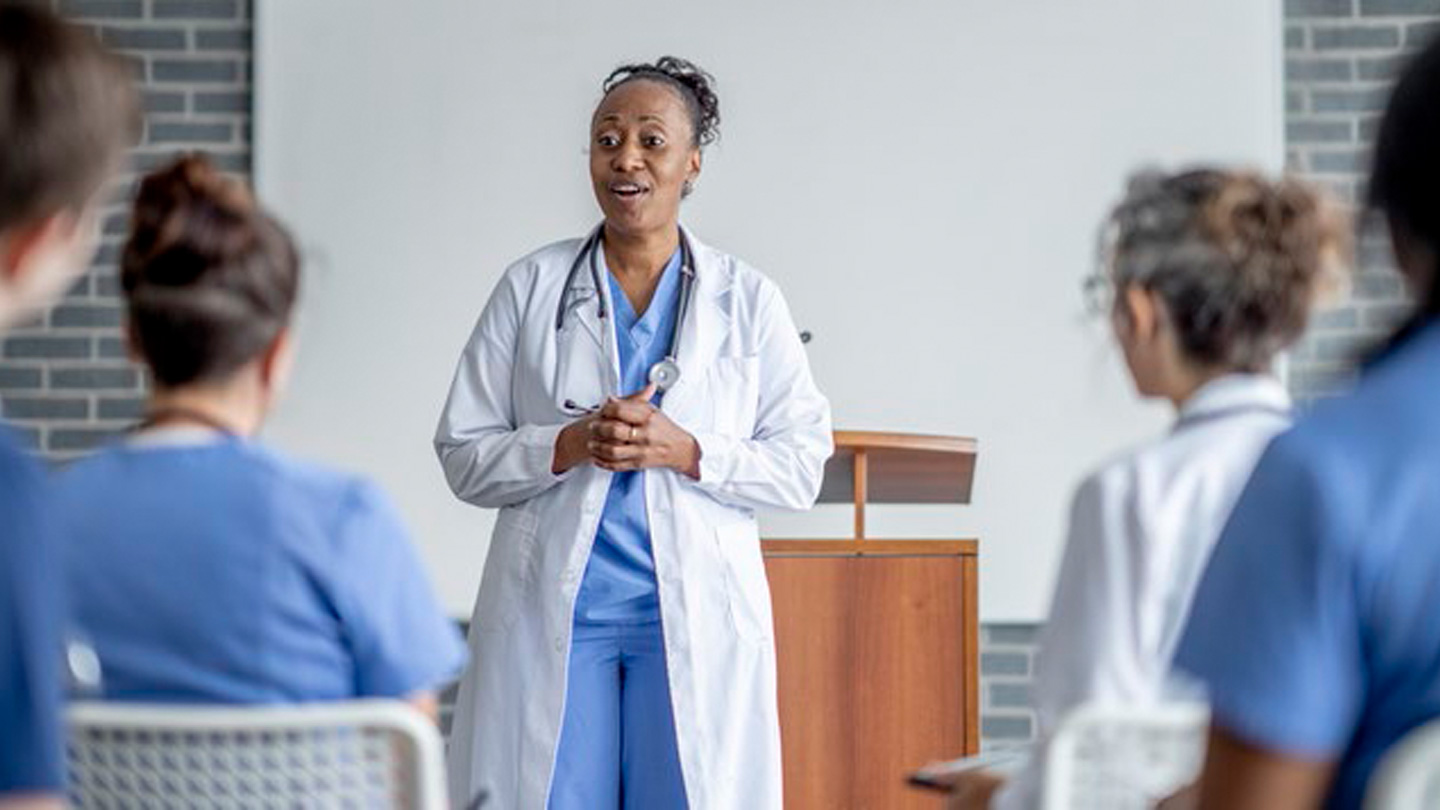 stock photo of nursing class