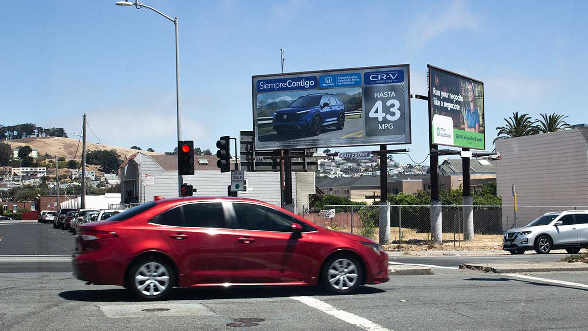 Nor Cal Honda billboard