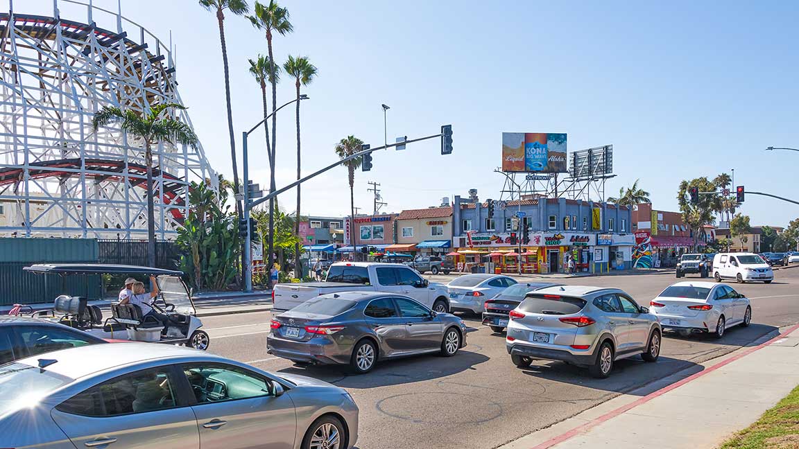 Poster billboard in San Diego atop Mr. Ruriberto’s