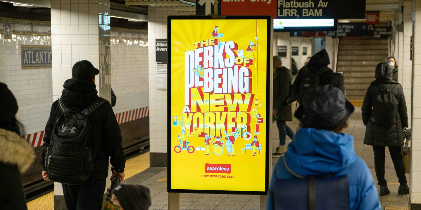 out of home digital liveboard advertising seamless