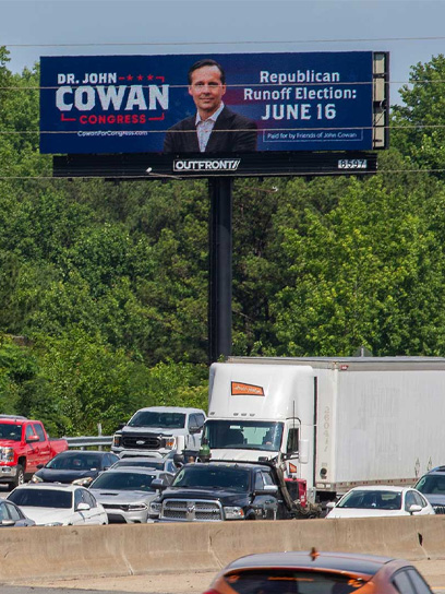 out of home billboard advertising cowan