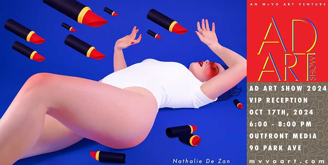 MvVO Ad Art Show flyer