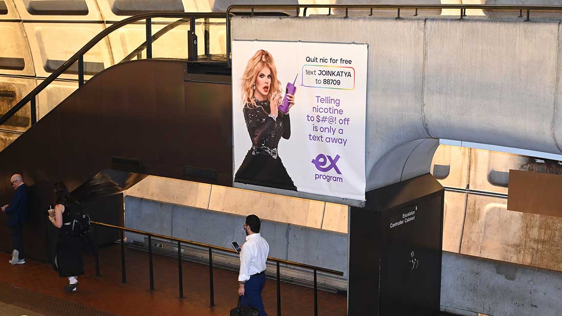 Truth Initiative anti-smoking ad featuring drag legend Katya 
