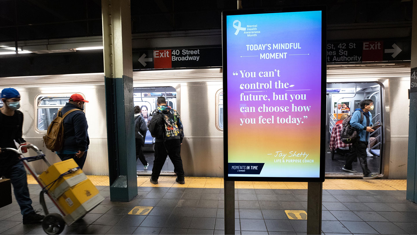 out of home digital transit advertising