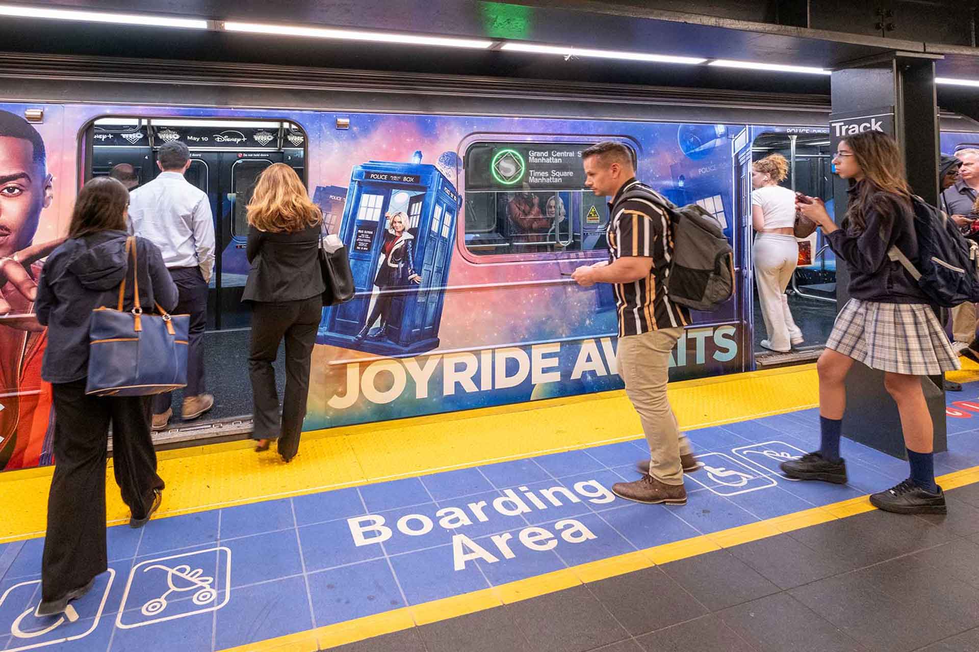 Why Transit Advertisers Sink Their Teeth into NYC Subway Wraps
