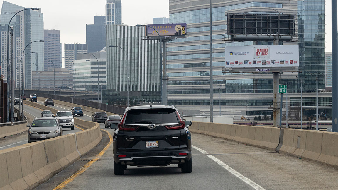 Billboard ad for Bank of America’s Boston Marathon campaign
