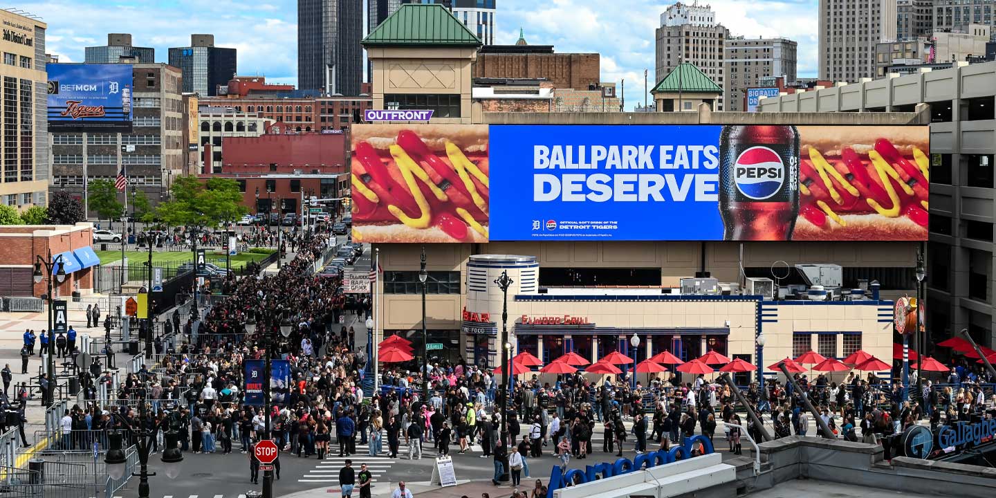 out of home advertising wallscpae grit detroit