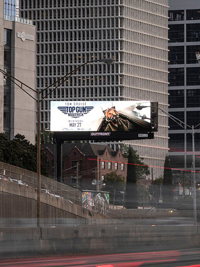 out of home billboard advertising top gun atlanta