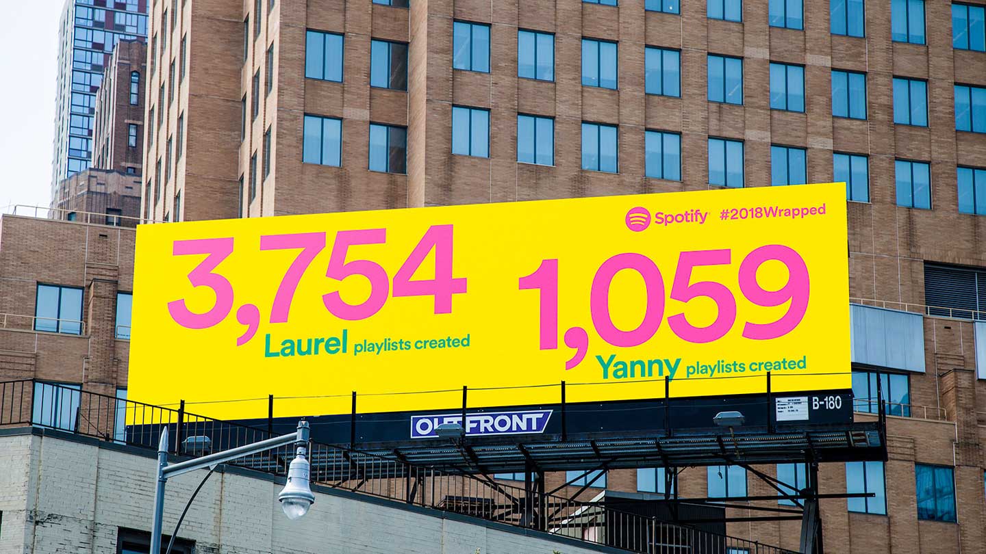 spotify wrapped transit out of home advertising