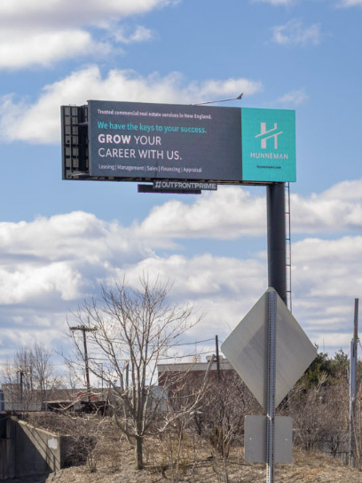 Hunneman real estate billboard