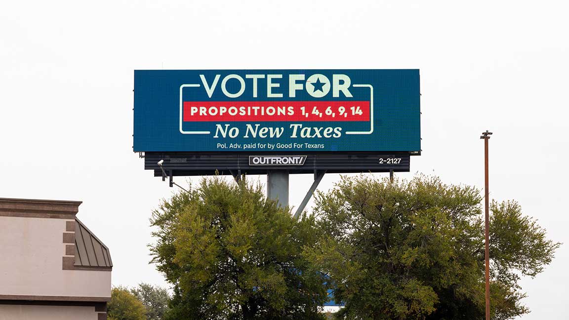 Texas ballot initiative digital bulletin