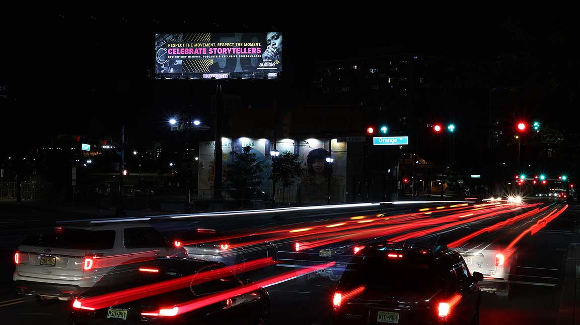 Audible billboard in new jersey