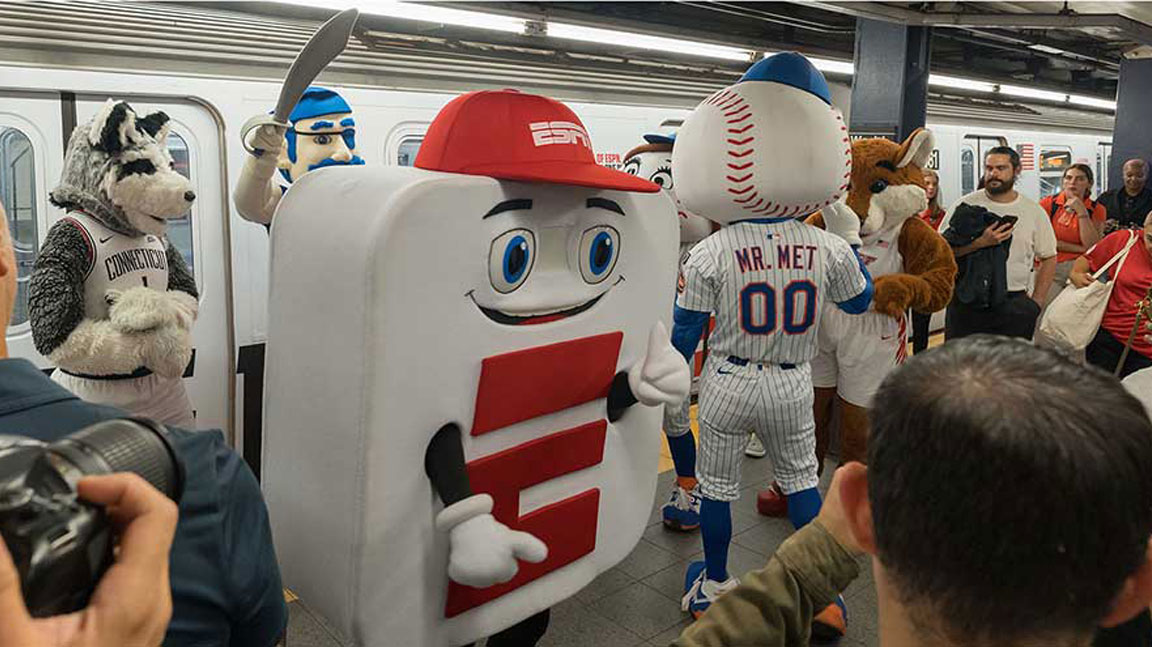 ESPN’s new mascot, App-E