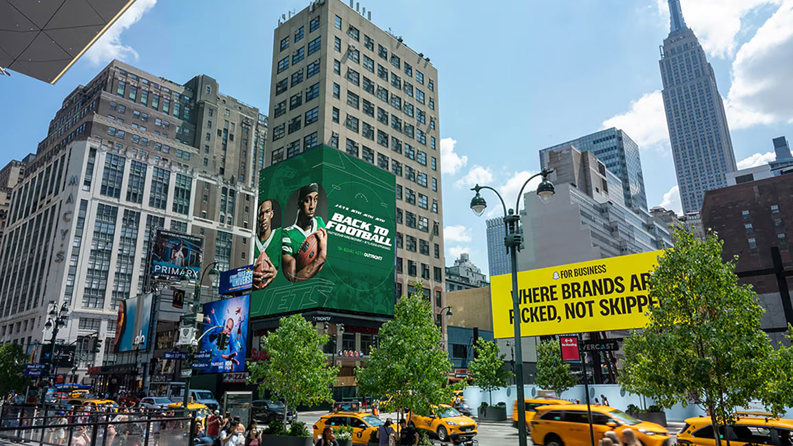 New York Jets “Back to Football” campaign on Penn Digital