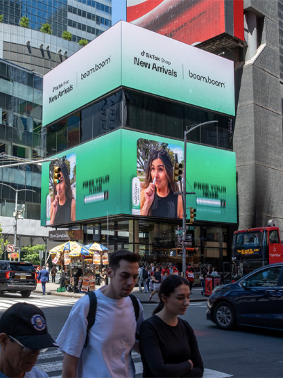 boomboom nutrals billboard times square new york city