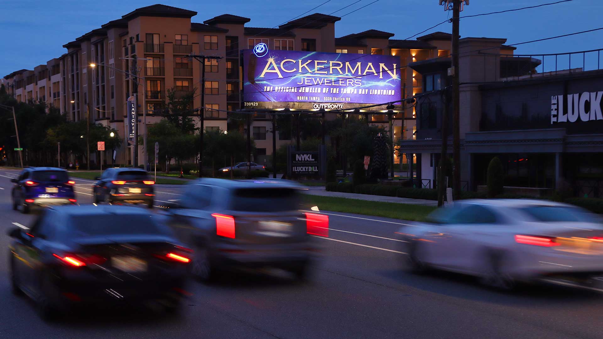 Ackerman Jewelers billboard out of home advertising