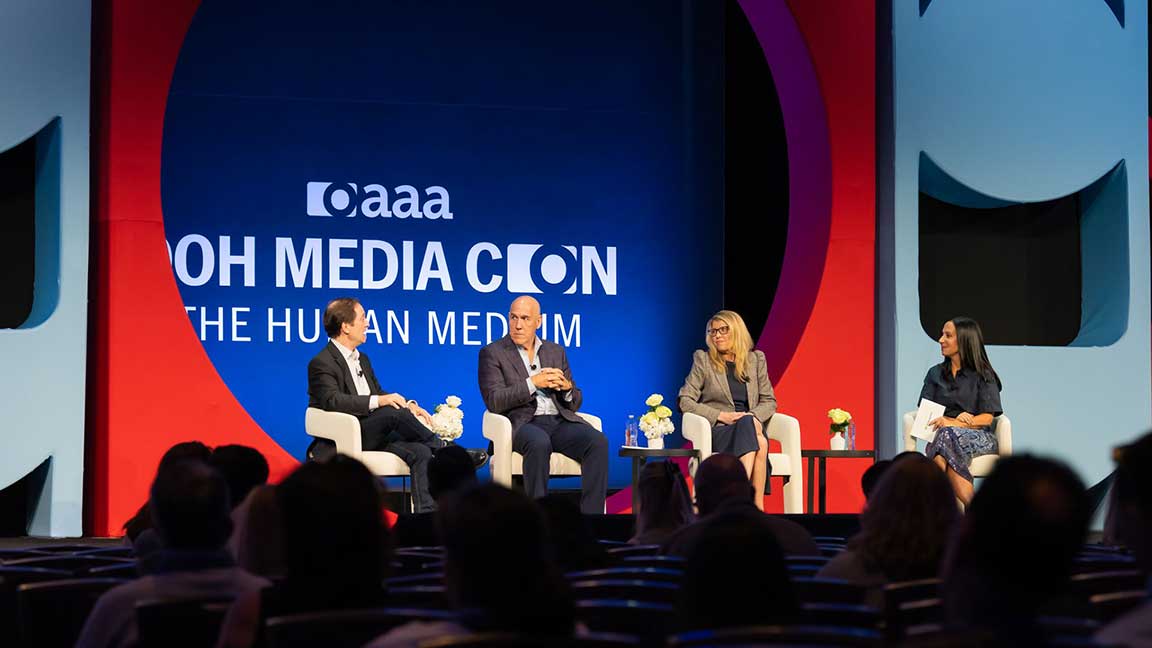 Stacy Minero speaks on OAAA “The Human Medium” panel