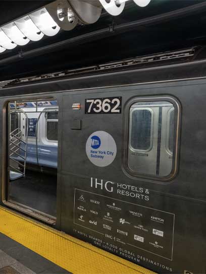 IGH hotels transit out of home advertising