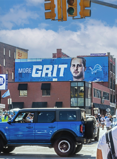out of home advertising wallscpae grit detroit