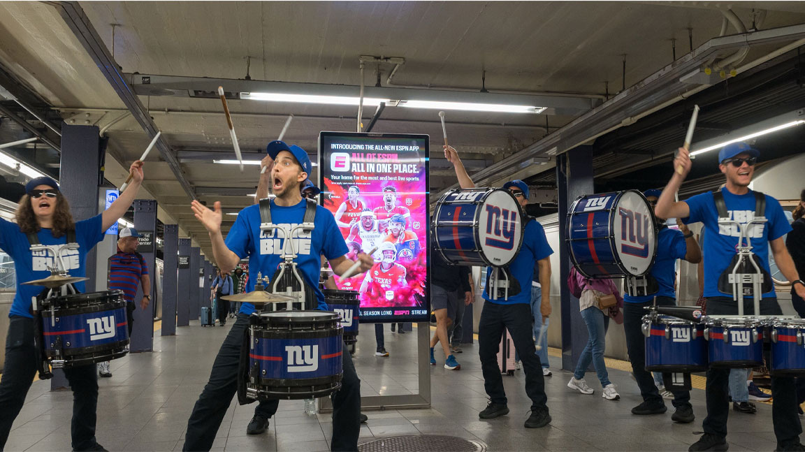 New York Giants drumline