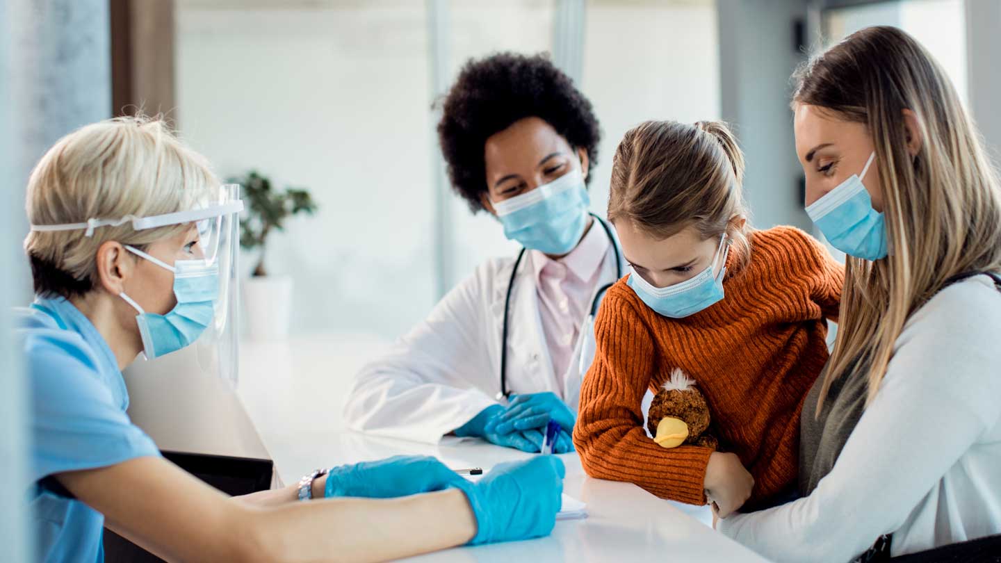 stock photo of doctor and patients