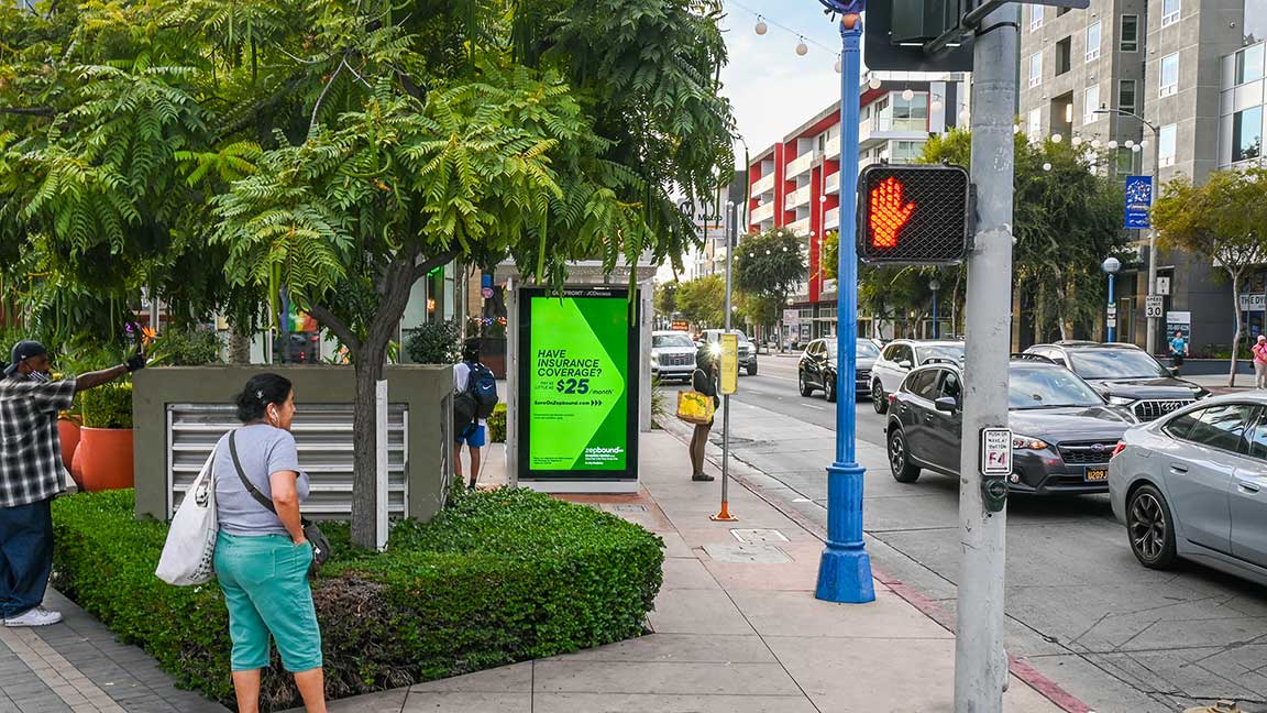 Eli Lilly ad for Zepbound on digital shelter in Los Angeles/West Hollywood