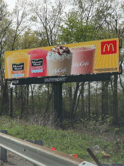 out of home billboard advertising mcdonalds