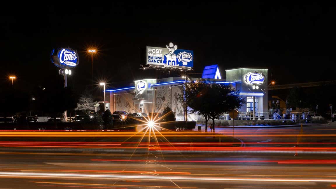 out of home billboard advertising cannes and post malone