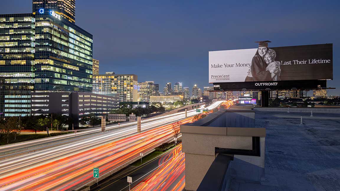 Precedent billboard in Houston