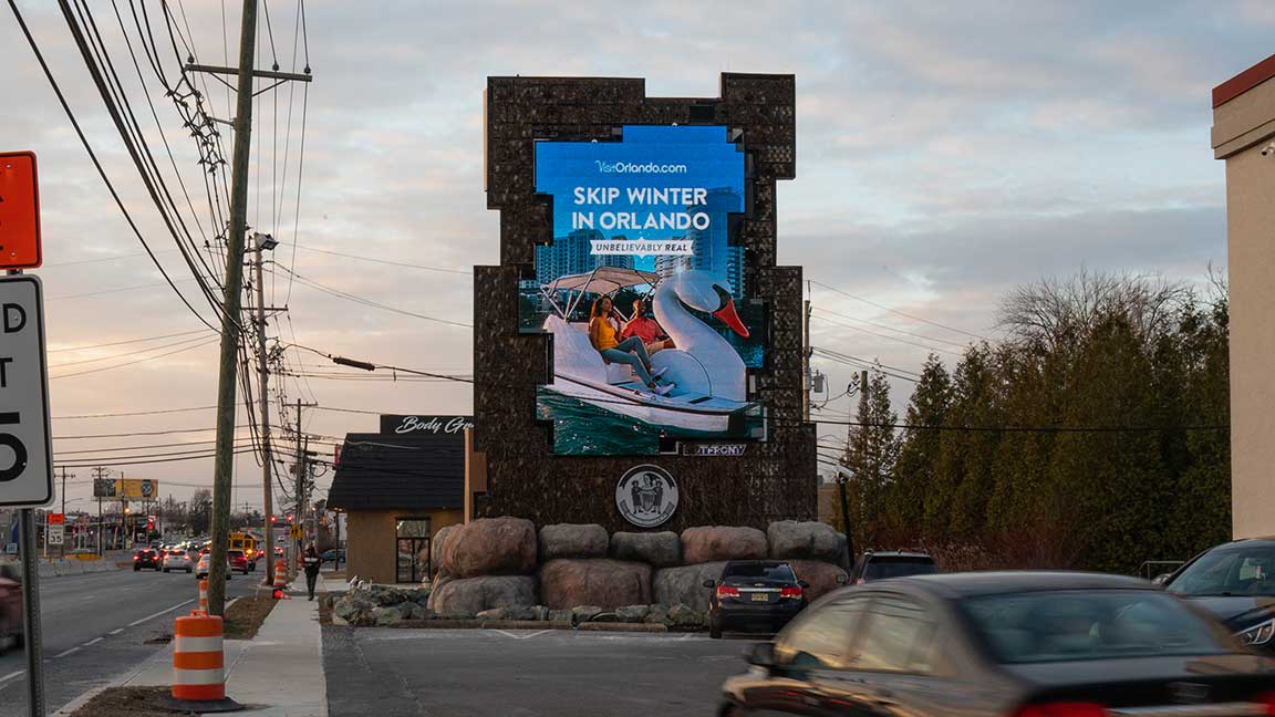 Visit Orlando digital billboards