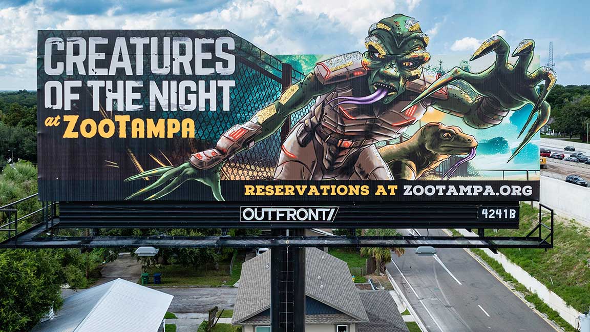 ZooTampa billboard with extensions
