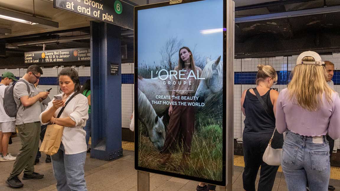 loreal liveboard new york city subway transit