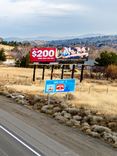 reno billboard peppermill resort spa casino bulletins out of home advertising