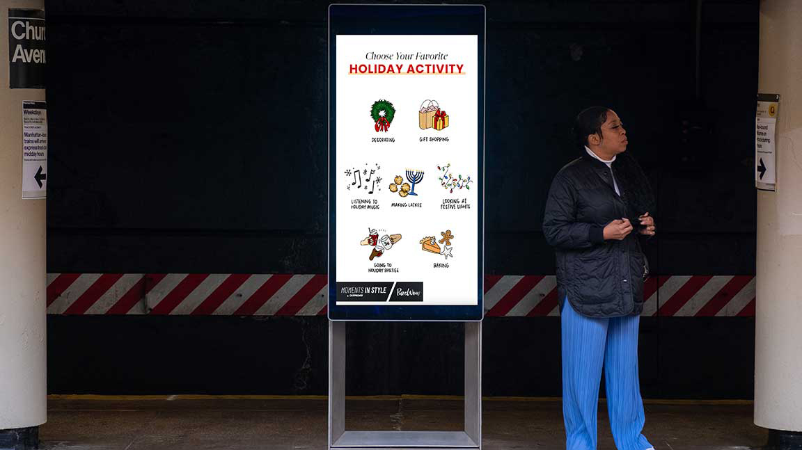 out of home digital transit advertising moments in style